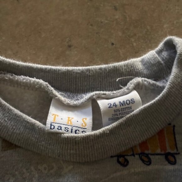 Boys Baby 24 months grey sweat shirt - Picture 2 of 8